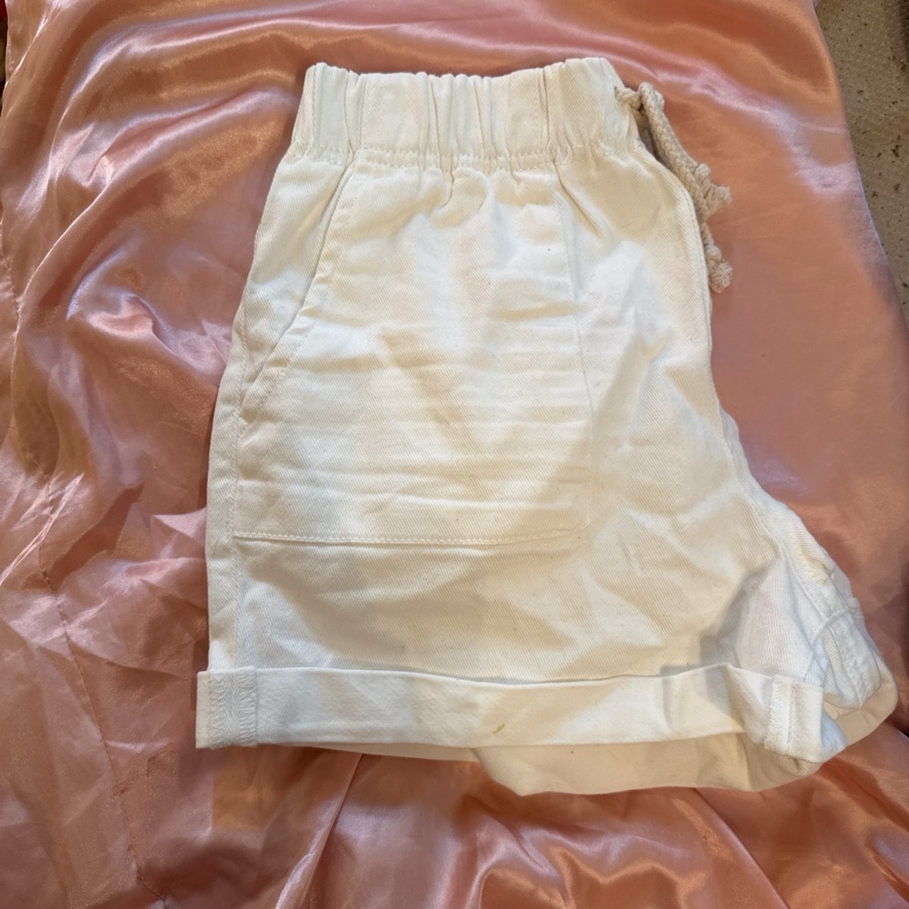 Steve Madden White Jean Shorts